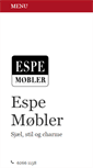 Mobile Screenshot of espe-moebler.dk